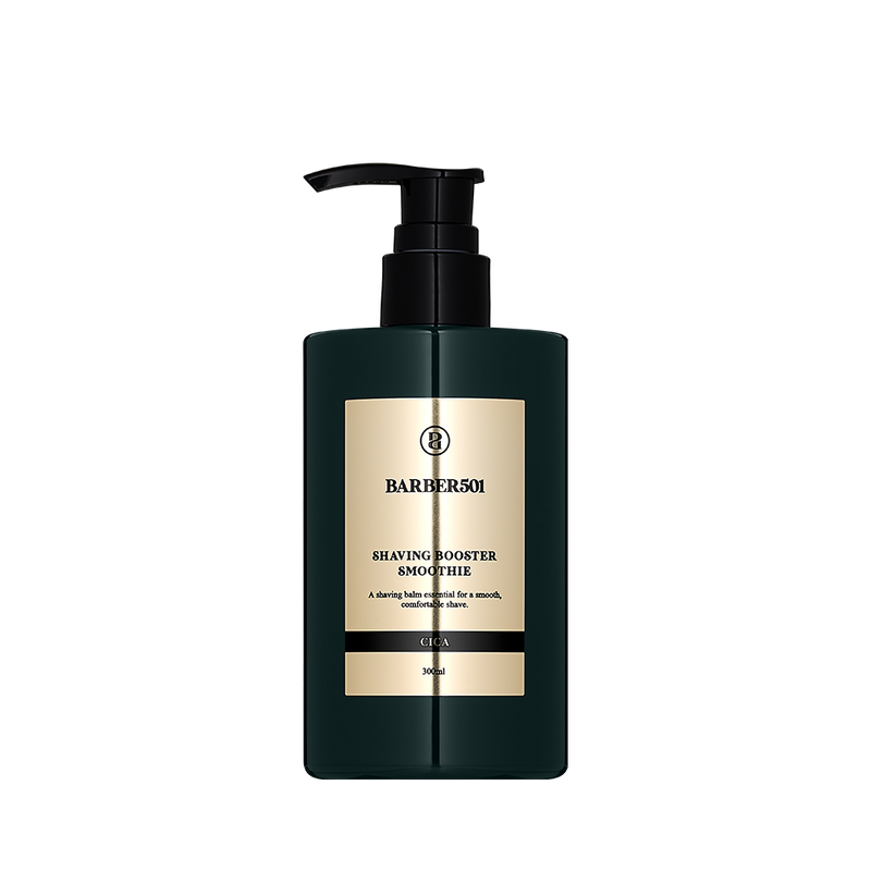 ProtoClinical k-beauty BARBER501 Shaving Booster Smoothie 300ml #CICA product image on a clean white background.