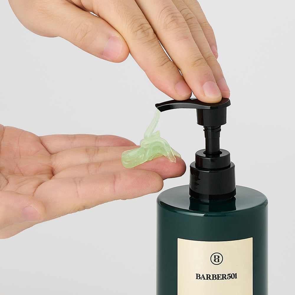 ProtoClinical k-beauty BARBER501 Shaving Booster Smoothie 300ml #CICA product image on a clean white background.