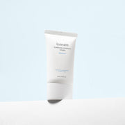ProtoClinical k-beauty pale blue and blush beauty product detail on a light background.