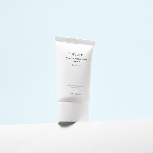 ProtoClinical k-beauty pale blue and blush beauty product detail on a light background.