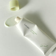 ProtoClinical k-beauty Luvum Calming Repair Cica Cream 50ml pale green package detail on a light background.