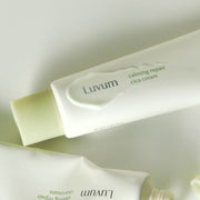 ProtoClinical k-beauty Luvum Calming Repair Cica Cream 50ml single pale green package on a light background.