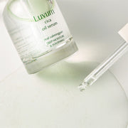 ProtoClinical k-beauty Luvum Calming Repair Cica Oil Serum 30ml soft pink and beige product packaging on a light background