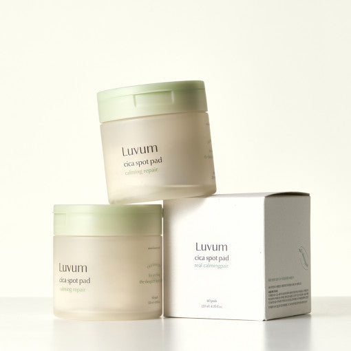 ProtoClinical k-beauty olive and beige beauty product packaging on a light background.