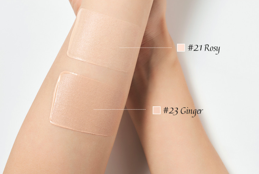 ProtoClinical k-beauty warm beige beauty product detail with vertical tones on a light background.