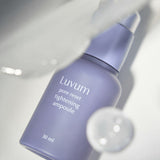 ProtoClinical k-beauty skincare product packaging in pale blue tones on a light background.