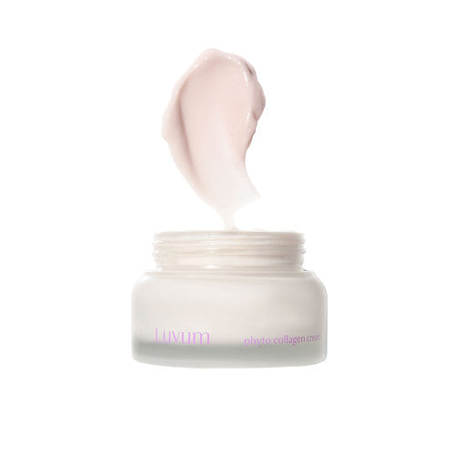 ProtoClinical k-beauty Luvum Slow Aging Phyto Collagen Cream 50ml in soft pink product packaging on a light background, shown as a single packaged item