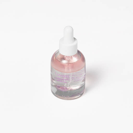 ProtoClinical k-beauty Luvum Slow Aging Super Food Oil Serum 30ml in warm pink product packaging on a light background, shown as a single packaged item