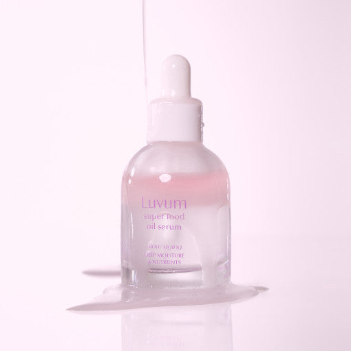 ProtoClinical k-beauty Luvum Slow Aging Super Food Oil Serum 30ml shown as a single packaged item on a light background