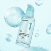 ProtoClinical k-beauty muted teal beauty product silhouette on a soft aqua background.
