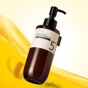 ProtoClinical k-beauty tall deep blue beauty product silhouette with a bright yellow side accent on a light background.