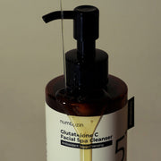 ProtoClinical k-beauty dark olive beauty product silhouette on a muted beige background.