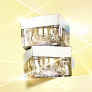 ProtoClinical k-beauty numbuzin No.5 Vitamin Glutathione Dark Spot Laser Cream 50ml single yellow skincare package centered on a pale yellow background in a studio product shot.