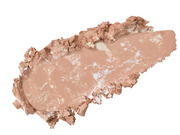 ProtoClinical k-beauty warm beige makeup swatch on a pale blue and white background.