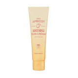 ProtoClinical k-beauty TONYMOLY Mild Apricot Tone Up Sun Cream SPF50+ PA++++ 50ml single upright apricot sun cream tube centered on a white background