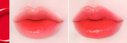 ProtoClinical k-beauty TONYMOLY PERFECT LIPS SHOCKING LIP (14 Colors) 4g two side-by-side bright pink and coral lip swatches on a pale background