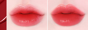 ProtoClinical k-beauty TONYMOLY PERFECT LIPS SHOCKING LIP (14 Colors) 4g two side-by-side coral pink lip swatches on a pale background