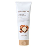 ProtoClinical k-beauty TONYMOLY Shea Butter Chok Chok Foam Cleanser 250ml single upright cleanser tube with a visible front label on a clean white background