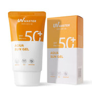 ProtoClinical k-beauty TONYMOLY UV Master Aqua Sun Gel 50ml SPF50+ PA++++ single sun gel tube with a visible front label on a white background