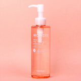 ProtoClinical k-beauty TONYMOLY Wonder Apricot Deep Cleansing Oil 190ml single upright cleansing oil bottle with a visible front label on a clean white background