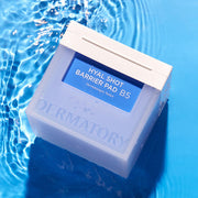ProtoClinical k-beauty blue and lavender product packaging graphic with a dark blue base.