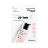 ProtoClinical k-beauty DERMATORY Pro Ampoule Shot Mask 34g X 10ea (4-type) mask packaging on a light neutral background