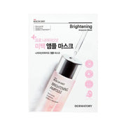 ProtoClinical k-beauty DERMATORY Pro Ampoule Shot Mask 34g X 10ea (4-type) mask packaging on a light neutral background