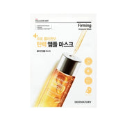 ProtoClinical k-beauty DERMATORY Pro Ampoule Shot Mask 34g X 10ea (4-type) mask packaging on a light neutral background