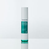 ProtoClinical k-beauty DERMATORY Salicinic Pore Trobule Spicule Ampoule 50ml shown as a single upright green ampoule bottle centered on a pale aqua background
