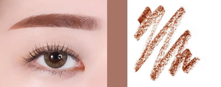 ProtoClinical k-beauty innisfree Auto Eyebrow Pencil multiple slim eyebrow pencils arranged side by side in assorted brown and taupe tones on a light background