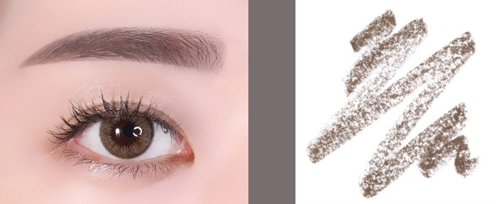 ProtoClinical k-beauty innisfree Auto Eyebrow Pencil multiple slim eyebrow pencils arranged side by side in assorted brown and taupe tones on a light background