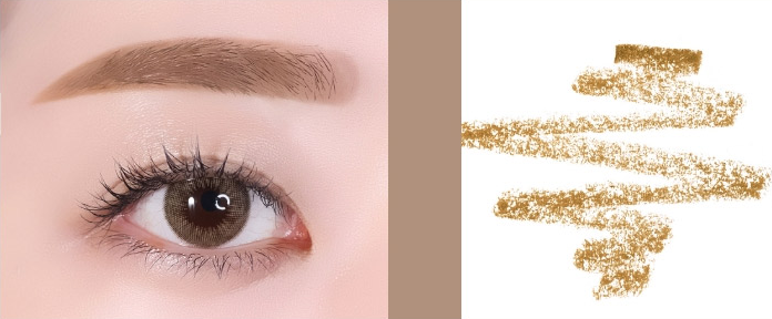 ProtoClinical k-beauty innisfree Auto Eyebrow Pencil multiple slim eyebrow pencils arranged side by side in assorted brown and taupe tones on a light background
