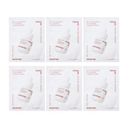ProtoClinical k-beauty innisfree Black Tea Youth Enhancing Ampoule Mask 28ml X 6ea single sheet mask packet centered in the frame