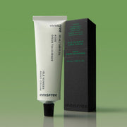 ProtoClinical k-beauty Innisfree Isle Number Hand Cream 50ml #Green Tea Essence single dark green hand cream tube standing upright on a green background