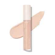 ProtoClinical k-beauty innisfree Light Fitting Concealer 7g #Salmon Beige single slim concealer package centered on a pale blue and white background.