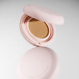 ProtoClinical k-beauty rosy pink makeup swatch on a pale background.