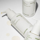 ProtoClinical k-beauty Innisfree Olive Vitamin E Real Cleansing Oil 150ml single upright warm olive cleansing oil container with printed label on a clean white background