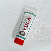VUCA Classic High Fluoride Toothpaste 110g X 4ea #Aquamint by ProtoClinical presented in boxed toothpaste packaging on a clean white background, highlighting the fluoride oral care design for a k-beauty routine.