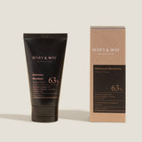 ProtoClinical k-beauty [MARY & MAY] Idebenone Blackberry Complex Intense Cream 100g beauty product visual on a light background.