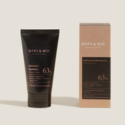 ProtoClinical k-beauty [MARY & MAY] Idebenone Blackberry Complex Intense Cream 100g beauty product visual on a light background.