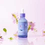 ProtoClinical k-beauty muted lavender vertical beauty product silhouette on a pale pink background.