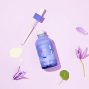 ProtoClinical k-beauty soft lavender beauty graphic on a light background.