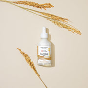 ProtoClinical k-beauty pale lavender beauty graphic with a warm yellow center on a light background.