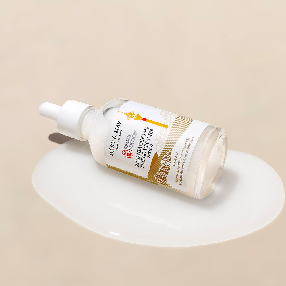 ProtoClinical k-beauty warm neutral beauty product visual on a light background.