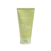 ProtoClinical k-beauty [MARY & MAY] Sensitive Soothing Gel Cream 100g shown as a single skincare tube centered on a clean white background