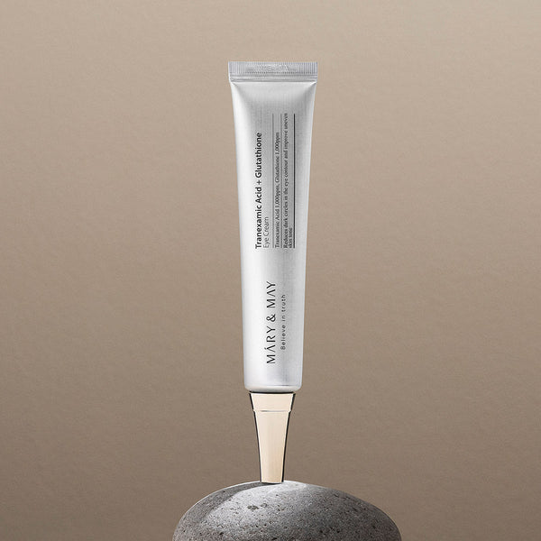 ProtoClinical k-beauty warm beige beauty product silhouette centered on a soft taupe background.