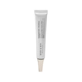 ProtoClinical k-beauty pale vertical beauty product silhouette with soft peach and blue side tones on a light background.