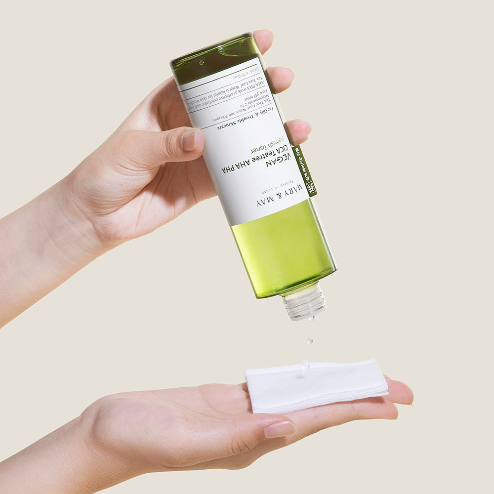 ProtoClinical k-beauty pale beige beauty graphic with a muted yellow lower band on a light background.