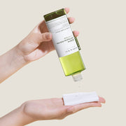 ProtoClinical k-beauty pale beige beauty graphic with a muted yellow lower band on a light background.