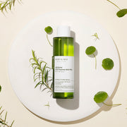ProtoClinical k-beauty [MARY & MAY] Vegan CICA Tea Tree AHA PHA Blemish Toner 200ml soft gray bottle silhouette centered on a cream background